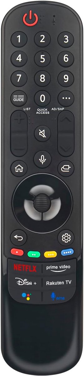 Afstandsbediening vervangend - Voice controle - Compatibel met LG OLED Smart TV - Eenvoudig in gebruik - ShopVlot