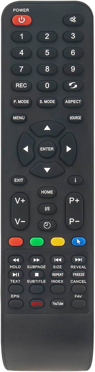 Afstandsbediening vervangend voor BSL 4K OLED Smart TV - eenvoudig in gebruik - geen configuratie nodig - ShopVlot