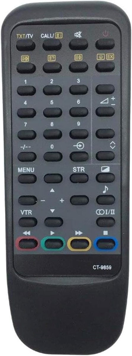 Afstandsbediening AULCMEET CT-9859 - vervangend model - compatibel met Toshiba 2563DB 2573DB 2863DB - ShopVlot