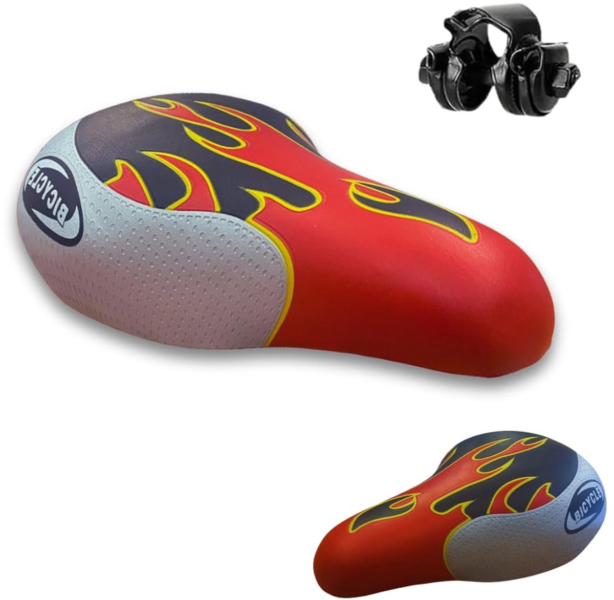 Fietszadel Comfortabel Ergonomisch - Waterdicht - Universeel voor Racefiets, Stadsfiets, Mountainbike - ShopVlot