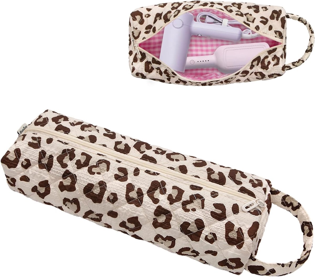 Make-uptas luipaardmotief - zoet - trendy design - perfect voor onderweg - ShopVlot