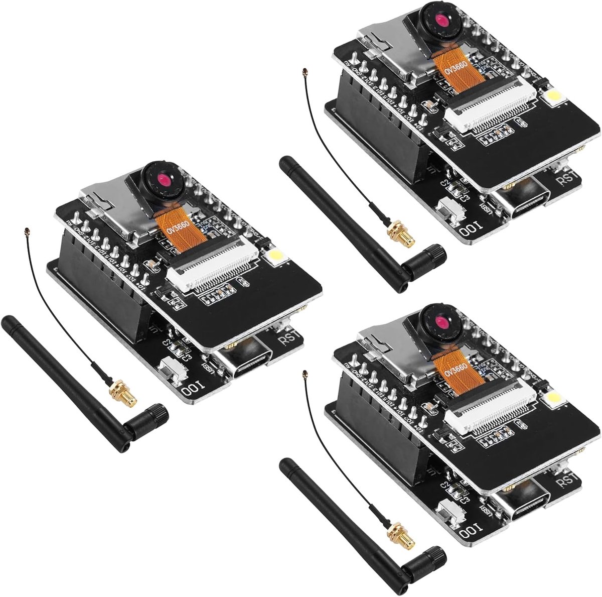 ESP32 CAM WiFi Bluetooth board - 2 megapixels camera - met Type-C en TF kaart slot - ideaal voor IoT projecten - ShopVlot