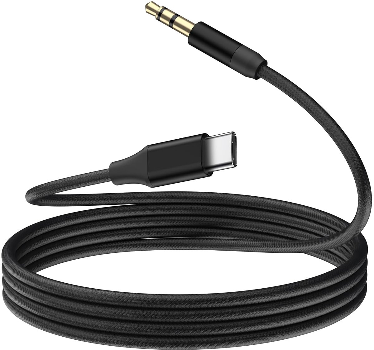 USB C naar Aux kabel - zwart - 1 stuks - perfect voor audioverbindingen - ShopVlot