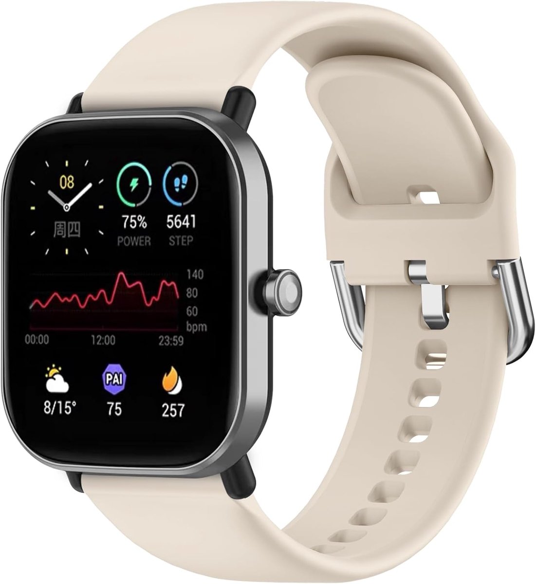 Horlogeband voor iWatch SE Series - Nylon Stretchy Elastisch - Comfortabel en Duurzaam - Ideaal voor dagelijks gebruik - ShopVlot