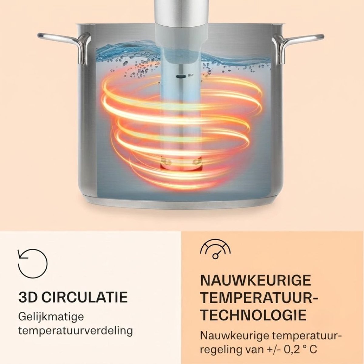 Slowcooker - Elektrische Slow Cooker - Compact Ontwerp - Zilver - 13cm x 9cm x 42cm – foto 7