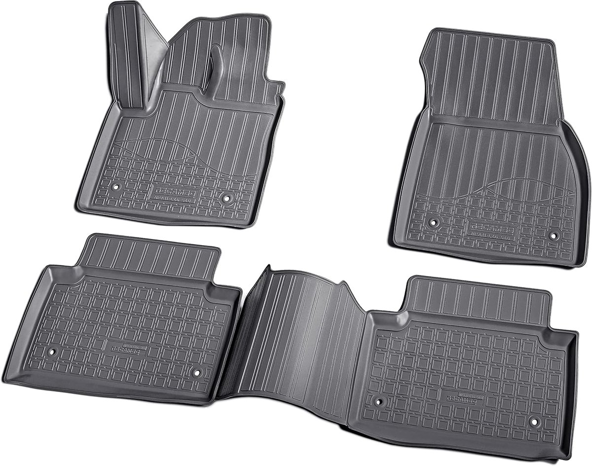 Rubber vloermatten 3D voor RANGE ROVER Evoque - perfect passend - hoogwaardig TPE materiaal - ShopVlot