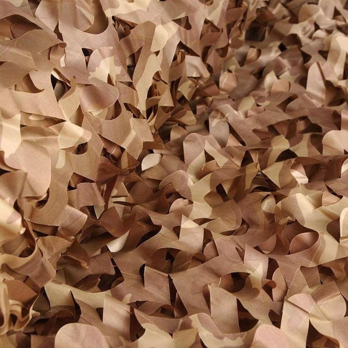 Camouflage net 1.5m x 7m - beige - militaire decoratie - zonbescherming - ShopVlot