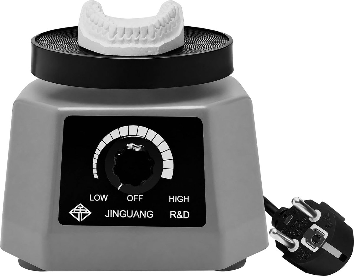 Trilplaat gips 100W - rond - antislip werkbank - ideaal voor tandheelkundige toepassingen - ShopVlot