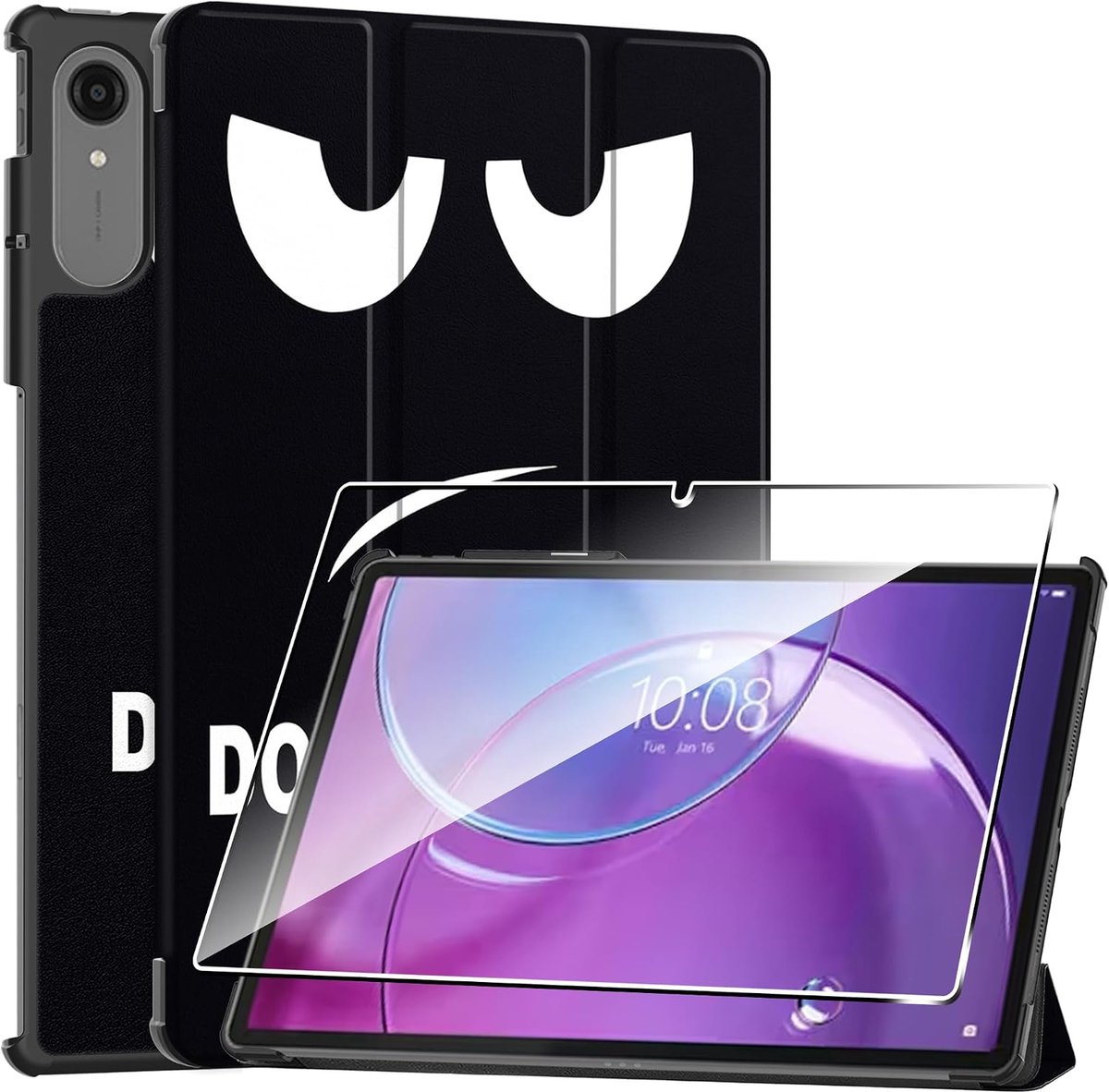 Leren hoes voor Lenovo Idea Tab Pro Gen 2 2025 - ultraslank PU-leer - anti-kras - met slaapstand - ShopVlot