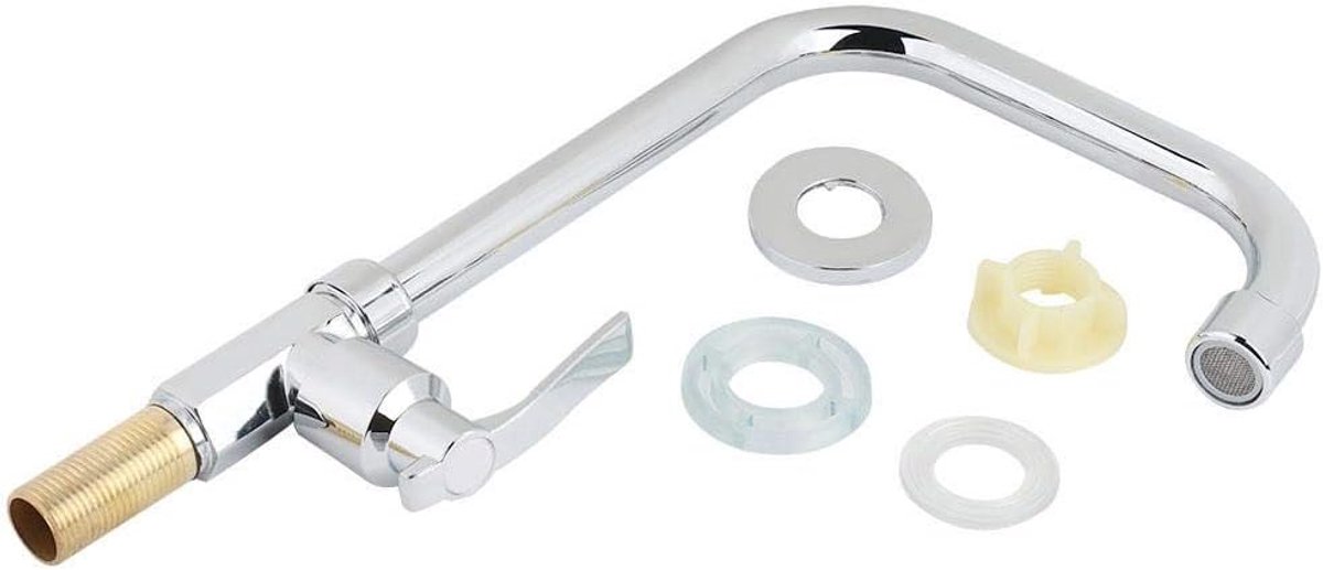 Koudwater keukenkraan G1/2" - geborstelde legering - roestbestendig - gezond koud water voor dagelijks gebruik - ShopVlot
