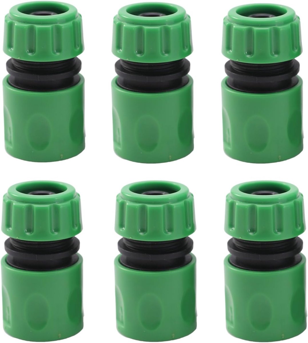 Slangreparatie connector set van 6 - Quick Fix verlengconnector - voor buitenkraanfittingen - eenvoudig te gebruiken - ShopVlot