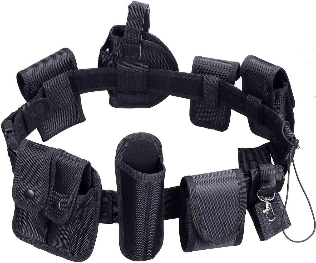 Tactische riem 10 in 1 - multifunctioneel - zwart - ideaal voor buitenactiviteiten - ShopVlot