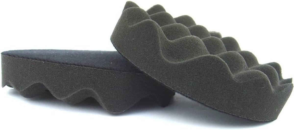 Polijstset 150 mm - 2 x professionele polijstschuim soft/medium - Velcro - perfect hologramvrij resultaat - ShopVlot