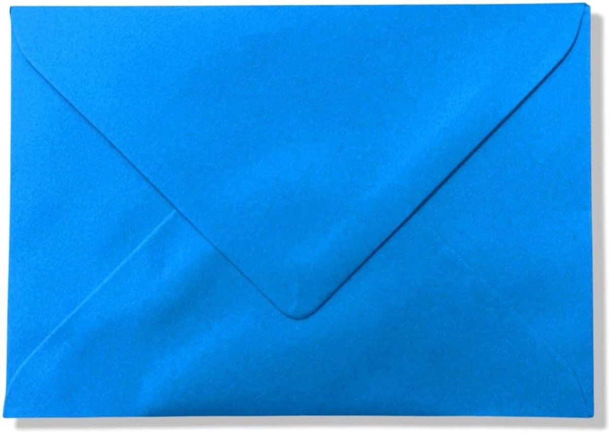 Enveloppen C6 162x114mm - Luxe - Brightblue - Perfect voor uitnodigingen - ShopVlot
