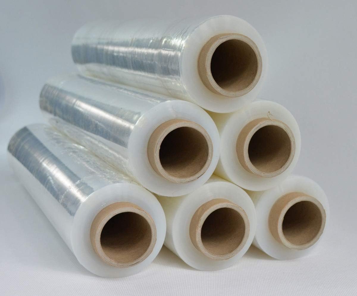Stretch Film 500mm - 6 Rollen - Transparant - 23 my - Verpakking van kwetsbare goederen - ShopVlot