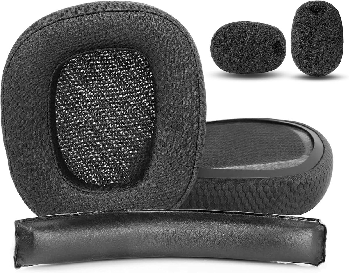 Oorkussens vervanging voor Logitech G430 G432 G930 - ademend materiaal - comfort en duurzaamheid - ShopVlot