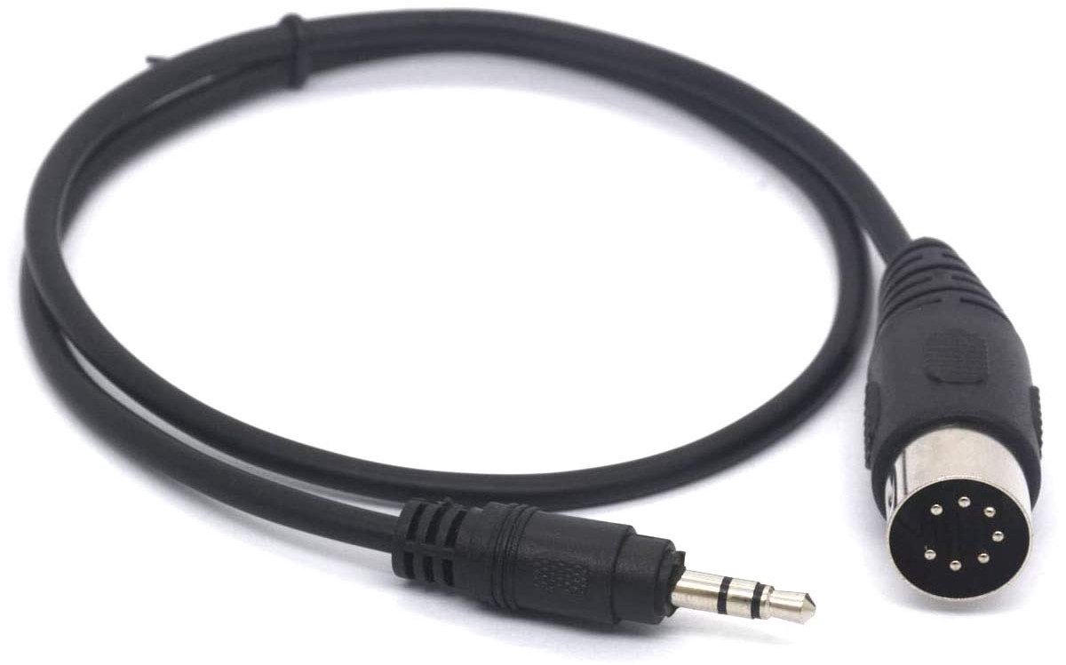 7 Pin DIN Midi naar 3.5mm stereo kabel - 50cm - audiokabel voor Hi-Fi systemen - verbinding MP3 naar B&O - ShopVlot