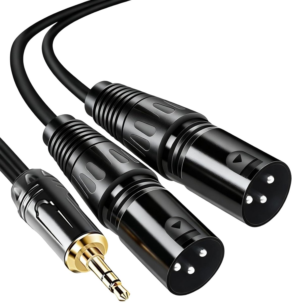 3.5mm naar XLR kabel stereo - 1 tot 5 stuks - hoogwaardig materiaal - ideaal voor audioverbindingen - ShopVlot
