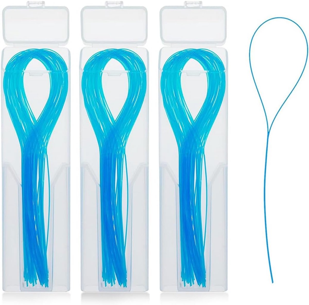 Tooth Thread Flossdraad 15 cm - 3 Dozen van 150 Stuks - Diepe Reiniging - Voor Beugels en Implantaten - ShopVlot