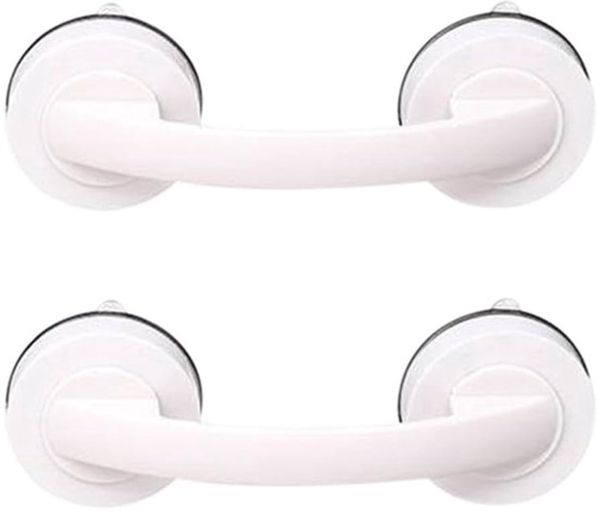 2 Stuks Douche Handvat Bad Grab Bar Zuig Handvat Grab Bars voor Douche Badkamer Badkuipen Bad Veiligheid Grab Bar met Sterke Hold Zuignap 19.4cm