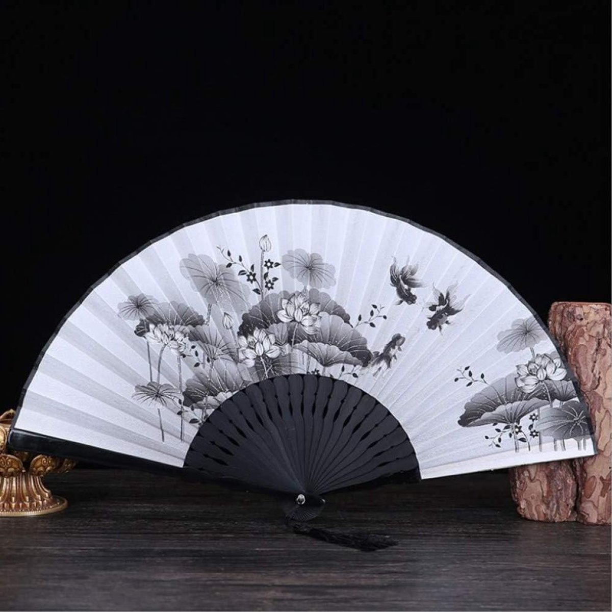 Handgemaakte Waaiers - Chinese Wind Waaiers - Bruiloft Decoratie - Zijde Doek Print - 300 Gram - Gedrukt