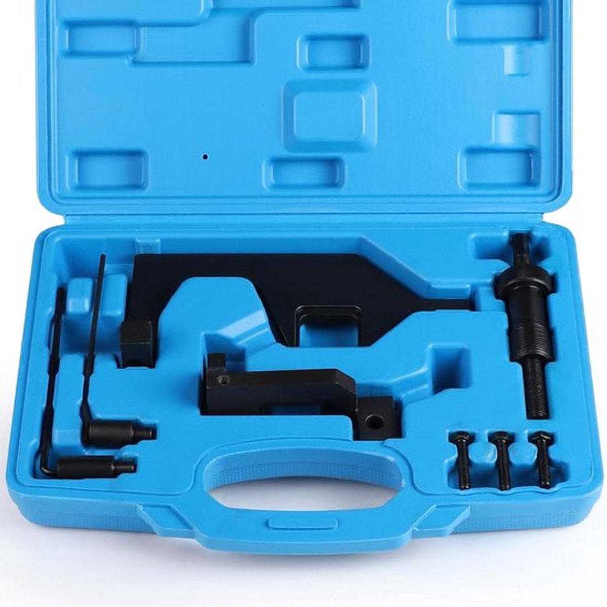 Tandriem gereedschap set voor BMW N13 N18 F20 F30 1.6 - instelgereedschap nokkenassen krukassen - 8-delig