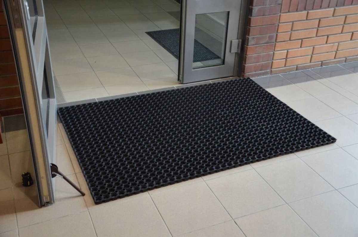 Merkloos Zware Rubberen Mat 80x120 cm - Antislip & Antislip