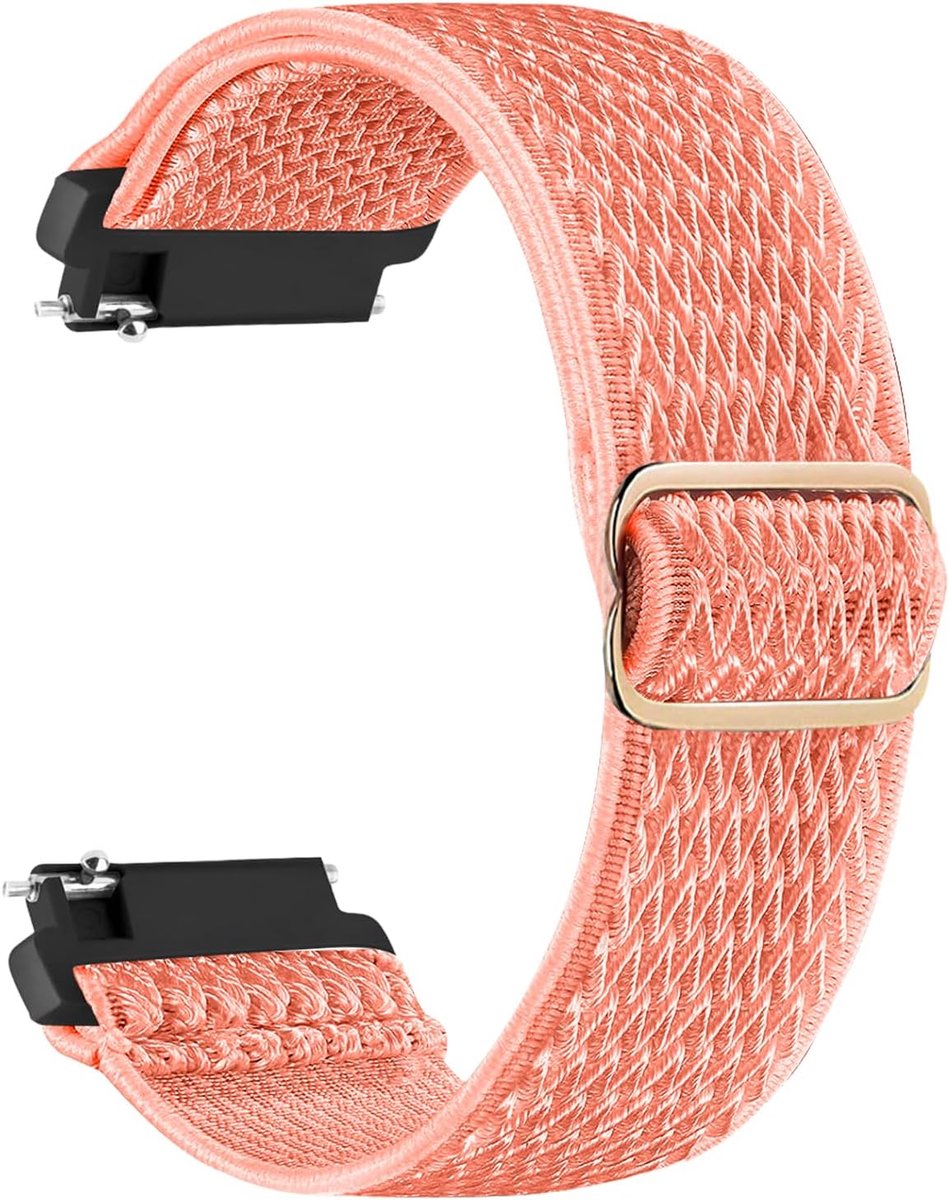 Horlogeband 16mm 18mm 19mm 20mm 22mm - Elastisch Nylon - Ademend Sportarmband - Voor heren en dames - SnelShoppen