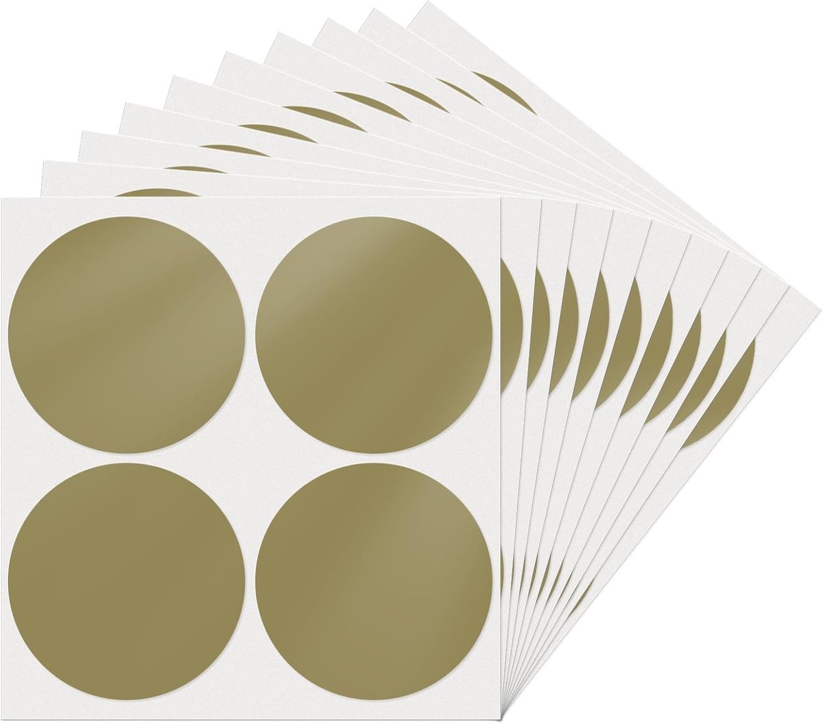 Ronde sticker dots 100 mm - zelfklevend - waterproof - perfect voor kleurcodering - SnelShoppen