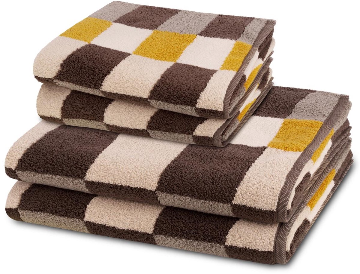 Ross Sonstiges 2 X handdoek 2 X douchehanddoek - in set 4 pack Three Stars