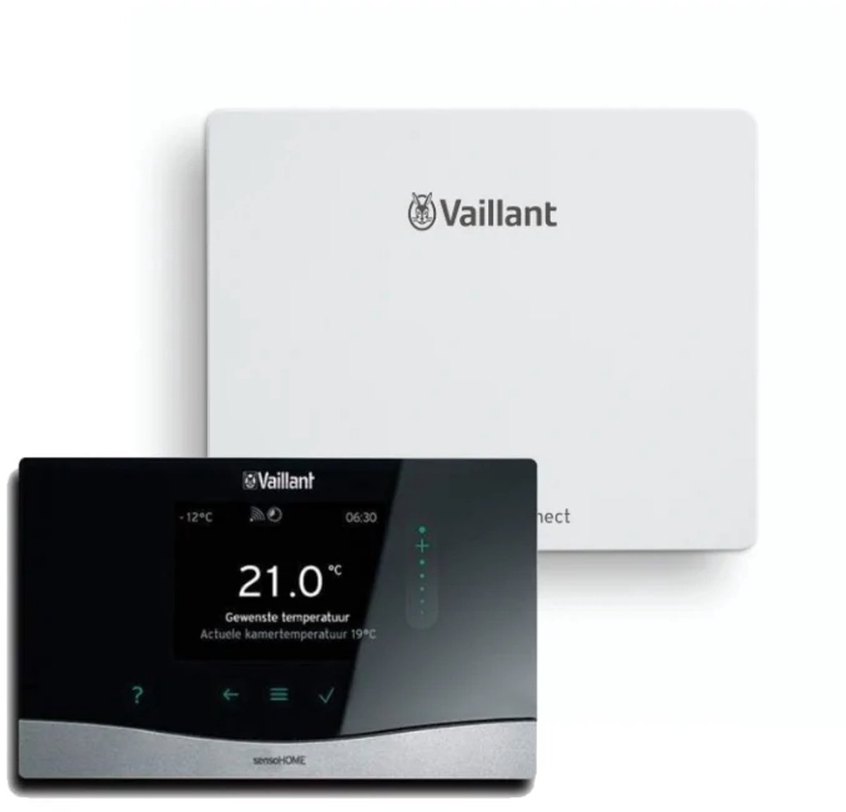 Actiepakket draadloze Vaillant sensohome 380F met myVaillant connect internetmodule 940F