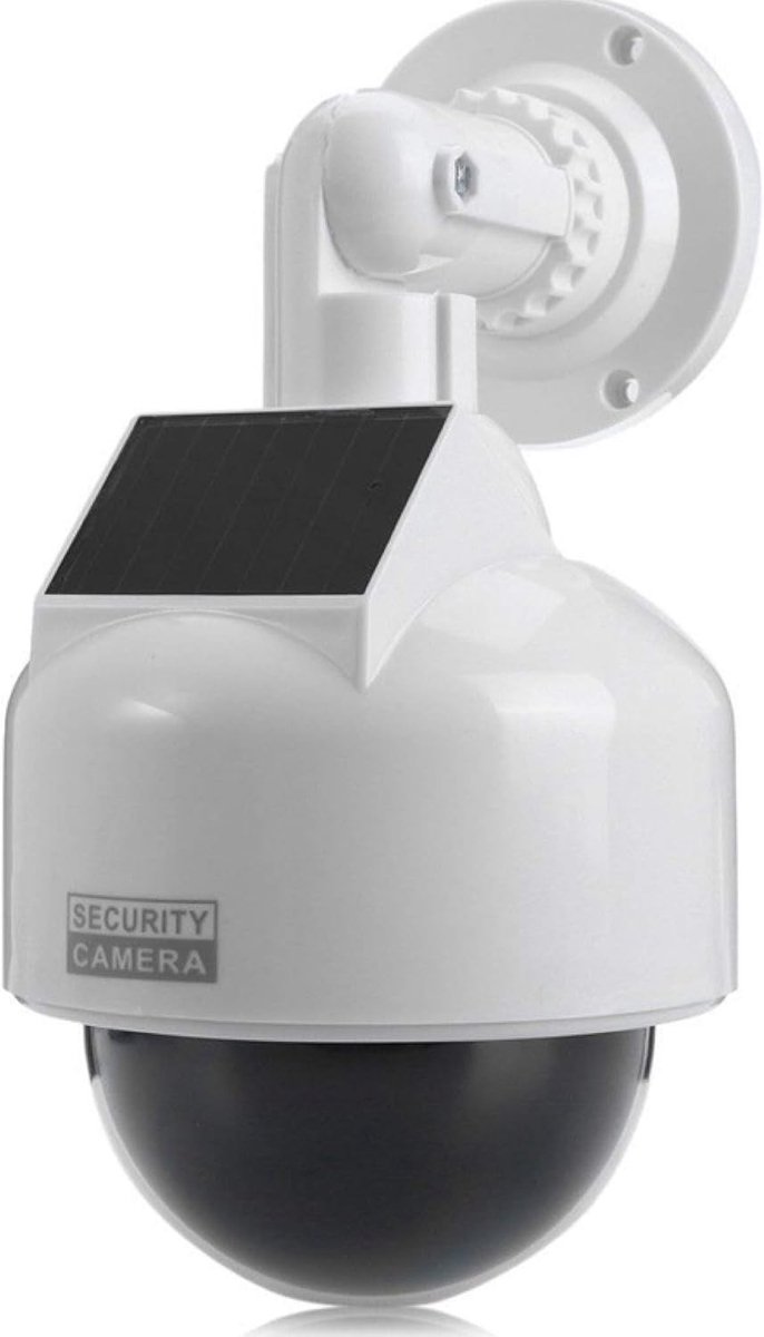 Dummy beveiligingscamera's - 4x professionele solar camera's - met lens en knipperlicht - ShopVlot