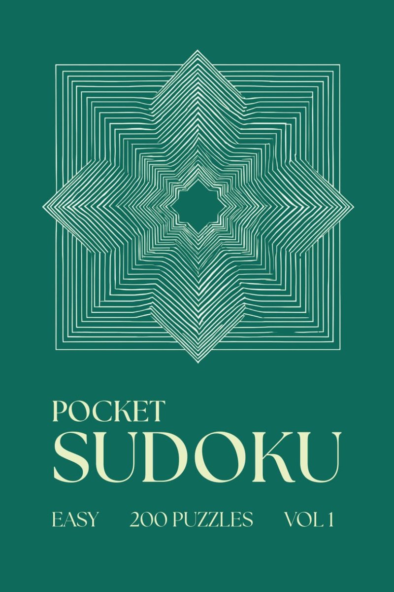 Pocket Sudoku - A6 formaat - 200 puzzels - compact en reisvriendelijk - ideaal voor onderweg - ShopVlot