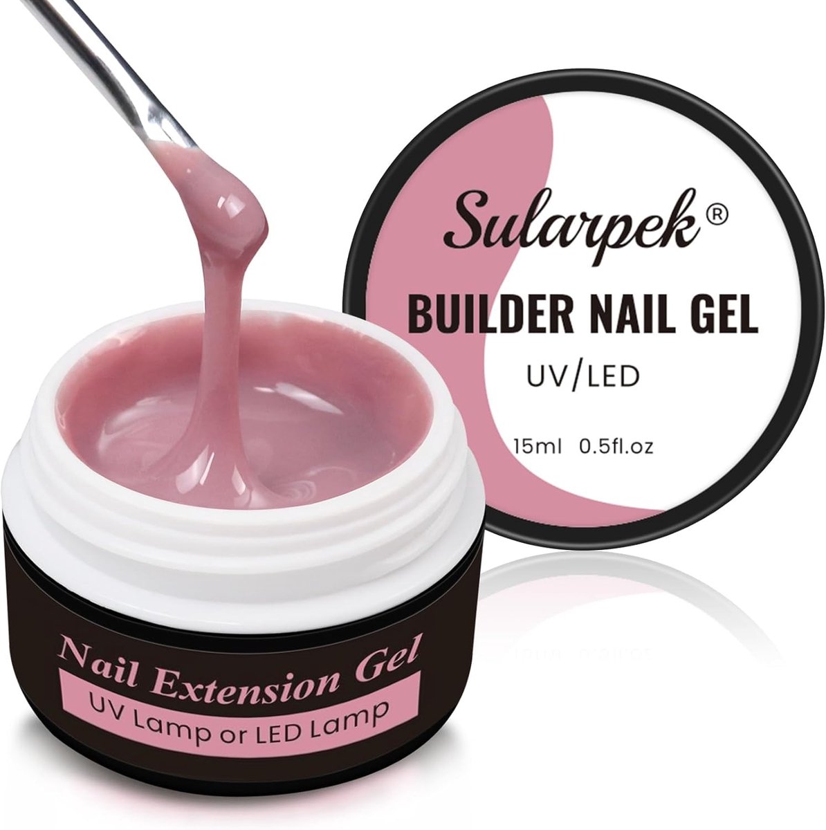 Builder Gel 15ML - Nude Cover - UV Gel Voor Nagelversterking - Ideaal Voor Nagelsalon - ShopVlot