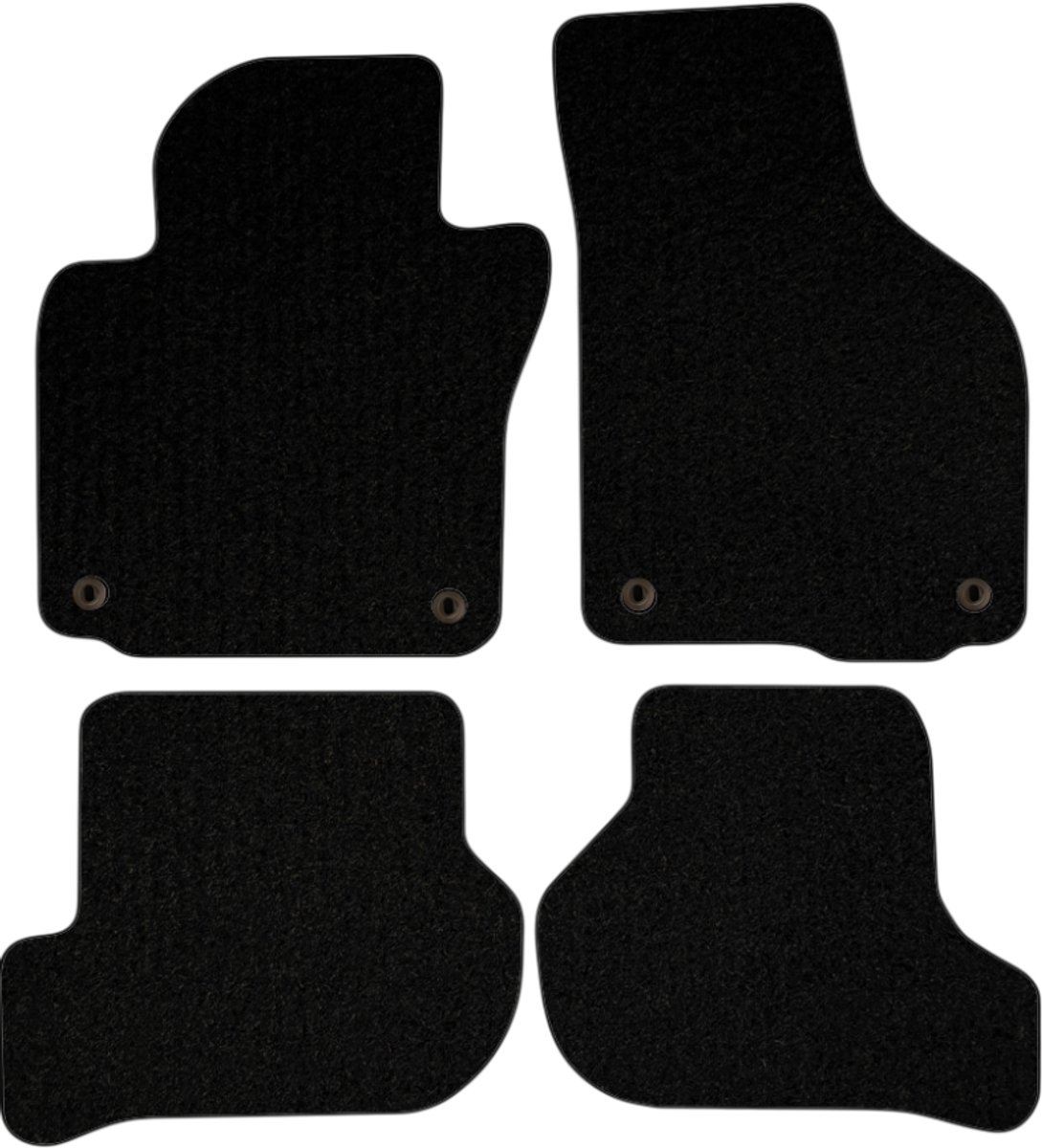 Automatten Volkswagen Golf 5 / Golf 6 / Scirocco 2003-2017 - Velours - Perfecte pasvorm - 4-delig