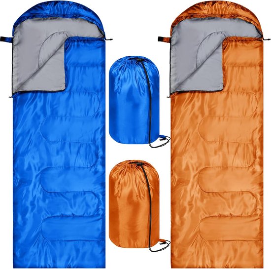 Camping Slaapzak - Kampeeruitrusting Outdoor Slaapzak - Buiten Overnachten - Waterdicht en Winddicht - 210 x 75 cm van Camping — afbeelding 4
