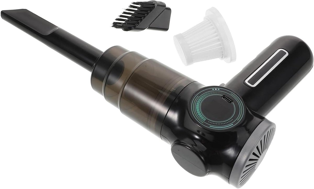 Draadloze Autostofzuiger - Handstofzuiger Mini - Auto Reinigen - Krachtige Zuigkracht - 275 Gram - Zwart