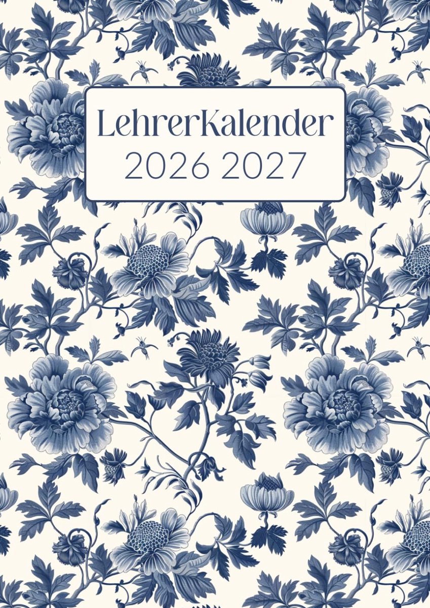 Lehrerkalender 2026 2027 A4 - Planer voor docenten - Voorbereiding lessen - Van augustus 2026 tot juli 2027 - ShopVlot