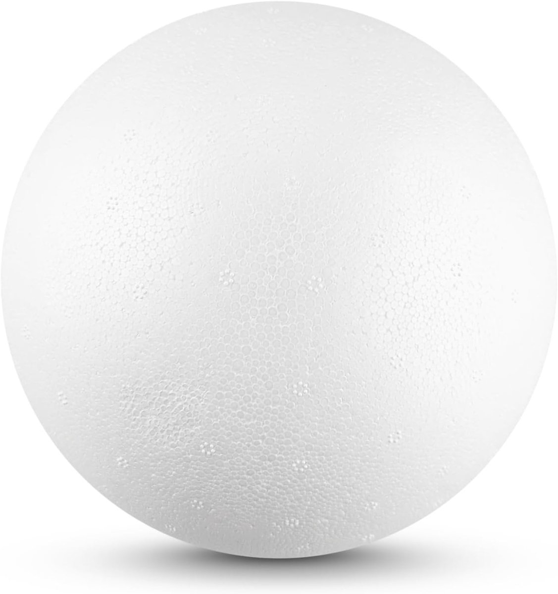 5 Stuk piepschuimkogel 15 cm Witte polystyreen bal knutselbal blanco rond voor DIY knutselen hobby kunst school kerstversiering kerstboomballen decoratie