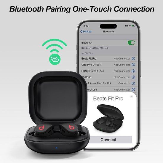 Oplaadcase Compatibel met B-eats Fit Pro(Geen Oordopjes) - Vervangende Oplaadcase, voor B-eats Fit Pro, Bluetooth Koppeling, 700 mAh Batterij, Ondersteuning Bedraad & Draadloos Opladen — afbeelding 5