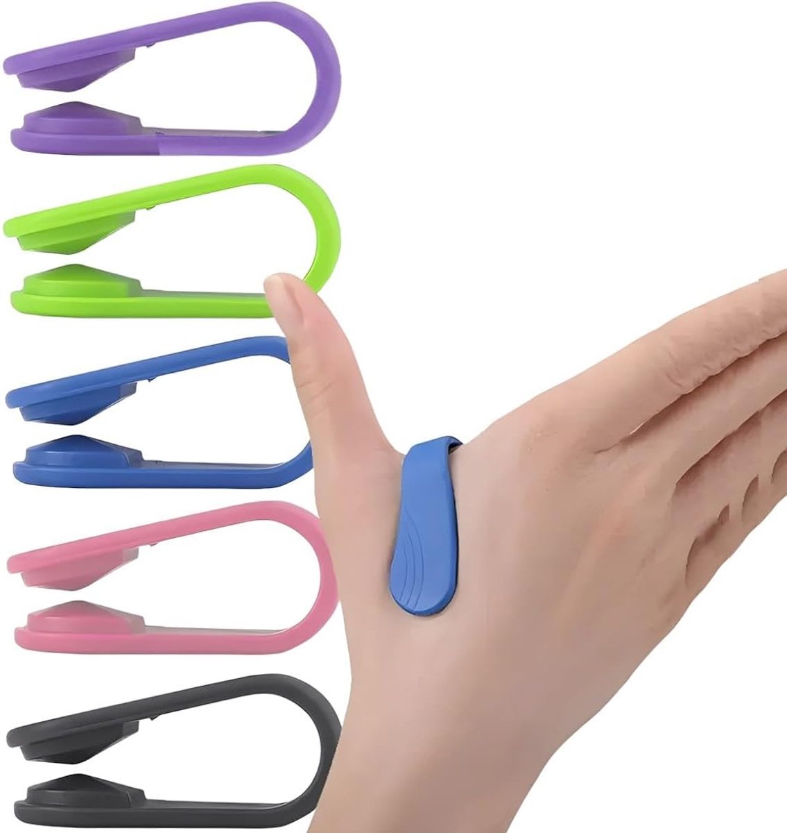 5 stuks acupressuurringen, acupunctuurringenset, draagbare accupressuurringen, voor pijn en angst, tegen migraine stress