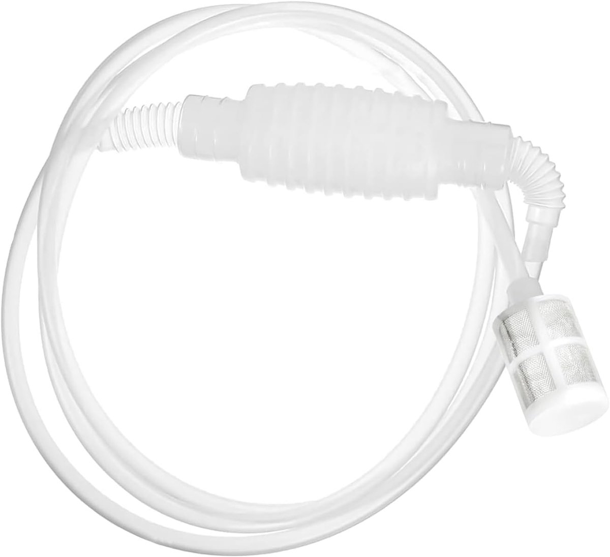 volumoon Sifon Filter Soft Tube, Brew Syphon handmatige slangfilter met filter, herbruikbare filterslang van biersifon, kunststof sifonpomp voor de productie van bier en wijn (270 cm)