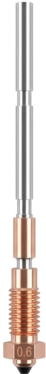 Nextruder for Prusa nozzles upgrade kit: 0,6 mm siliciumcarbide – verwarmingsblok met voor EndCoat-coating afdrukken van maximaal 70 kg filament voor 3D-printer MK4S MK4 Core One MK3.9 MK3.9S