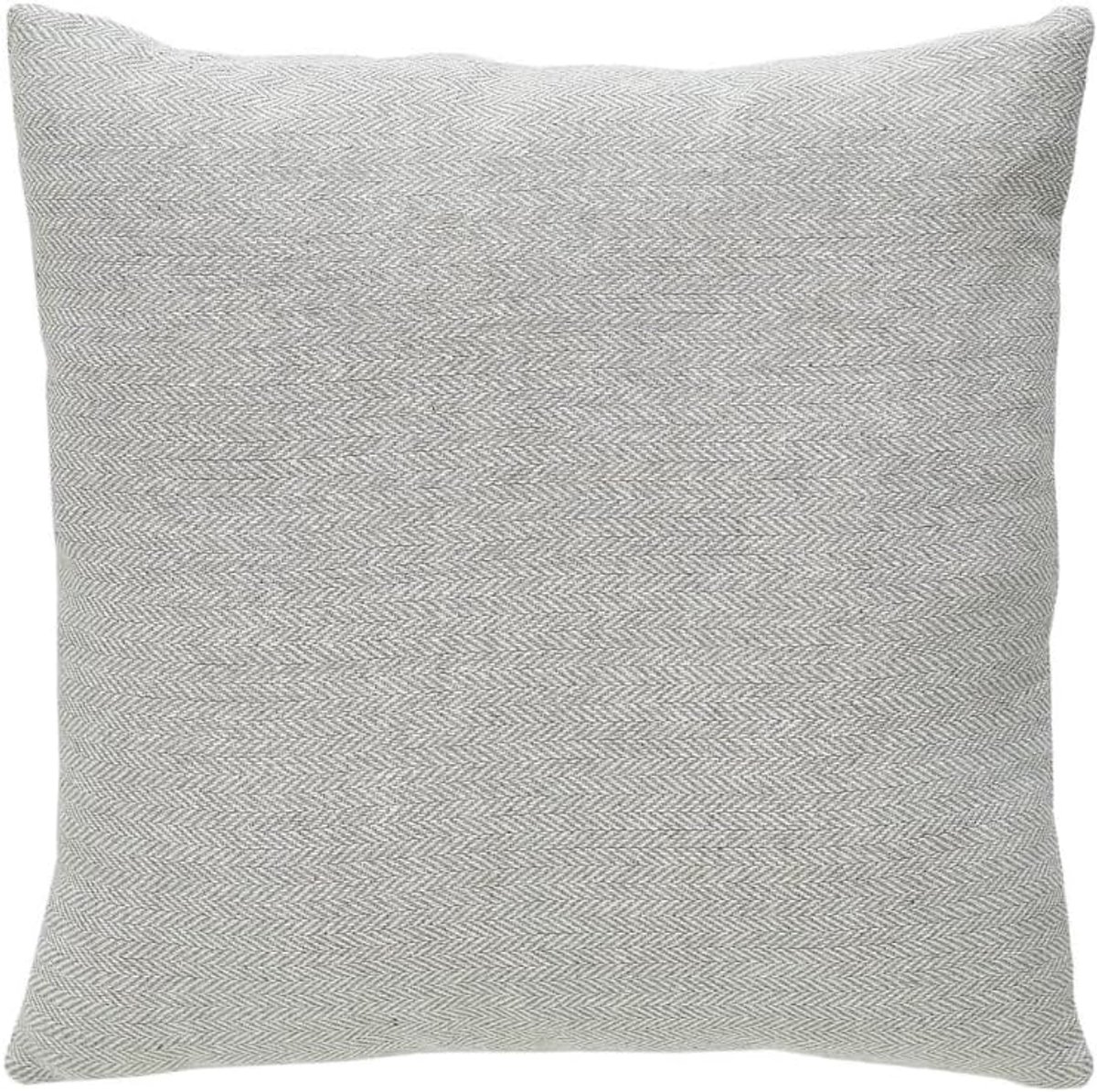 Andiamo Kussen Jenny - sofakussen met vulling overtrek - sierkussen decoratief kussen hoofdkussen 40 x 40 cm lichtgrijs