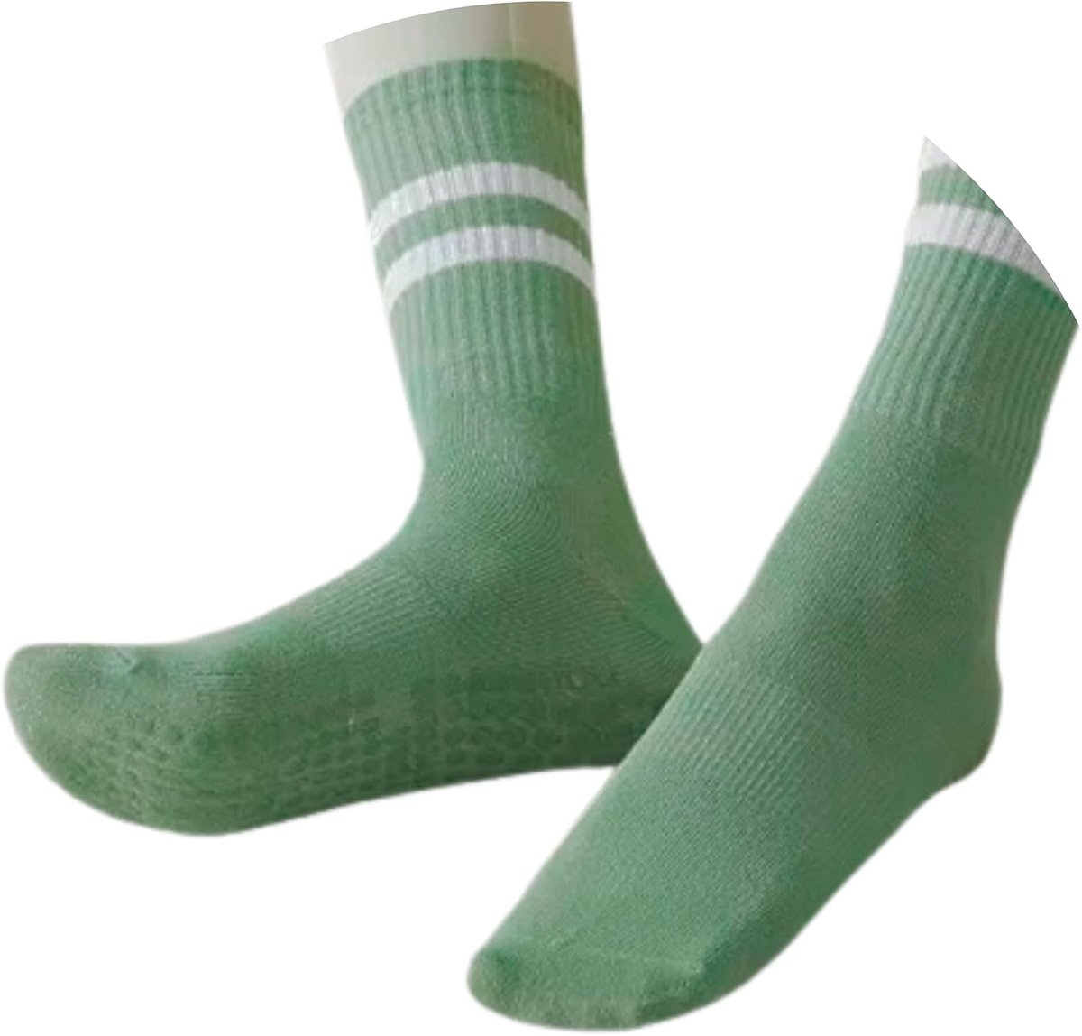 Yoga sokken - One size - Groen - Antislip - Ideaal voor Pilates - SnelShoppen
