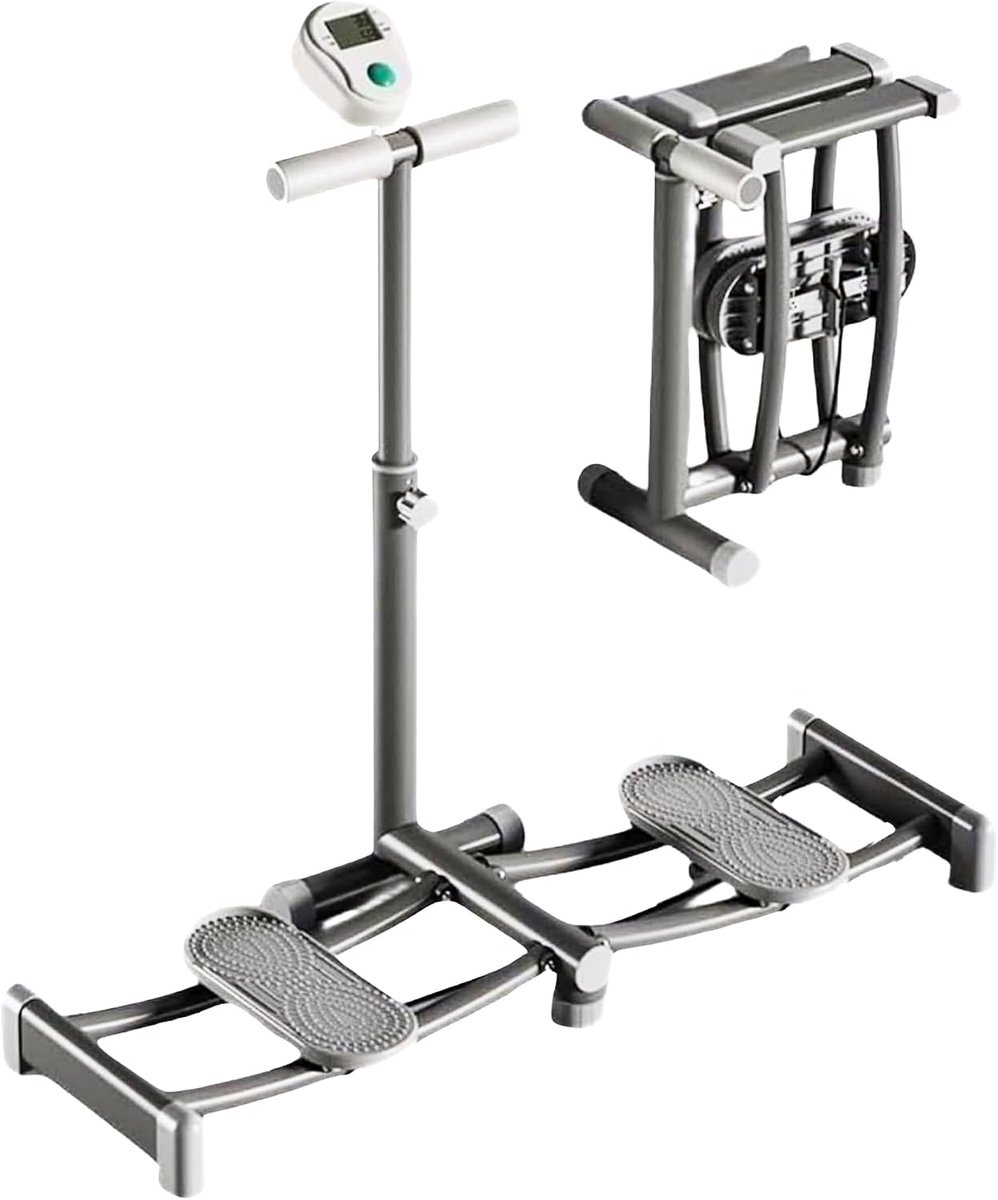Ski Workout Machine, Opvouwbaar | Met Toonbank, Voor Bekkenbodem, Voor Benen, Billen, Dijen, Geschikt voor Sportschool of Thuis