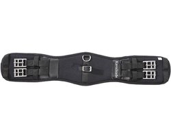 Korte Singel - Zadelriem Geheugenschuim - Paardrijden Comfort - Aanpasbaar Geheugenschuim - 55 cm - Zwart