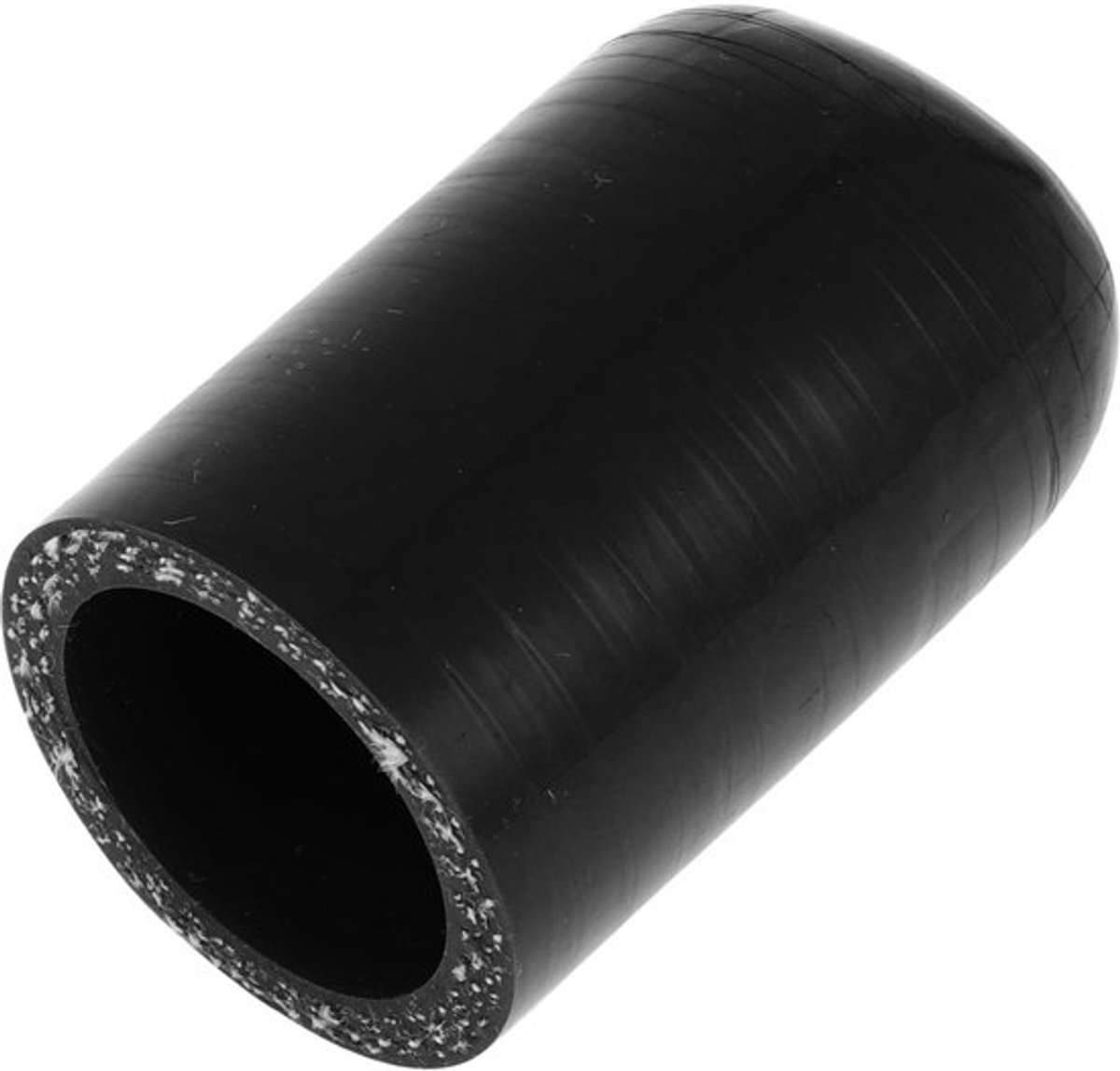 Zwarte siliconen slang met binnendiameter 28 mm
