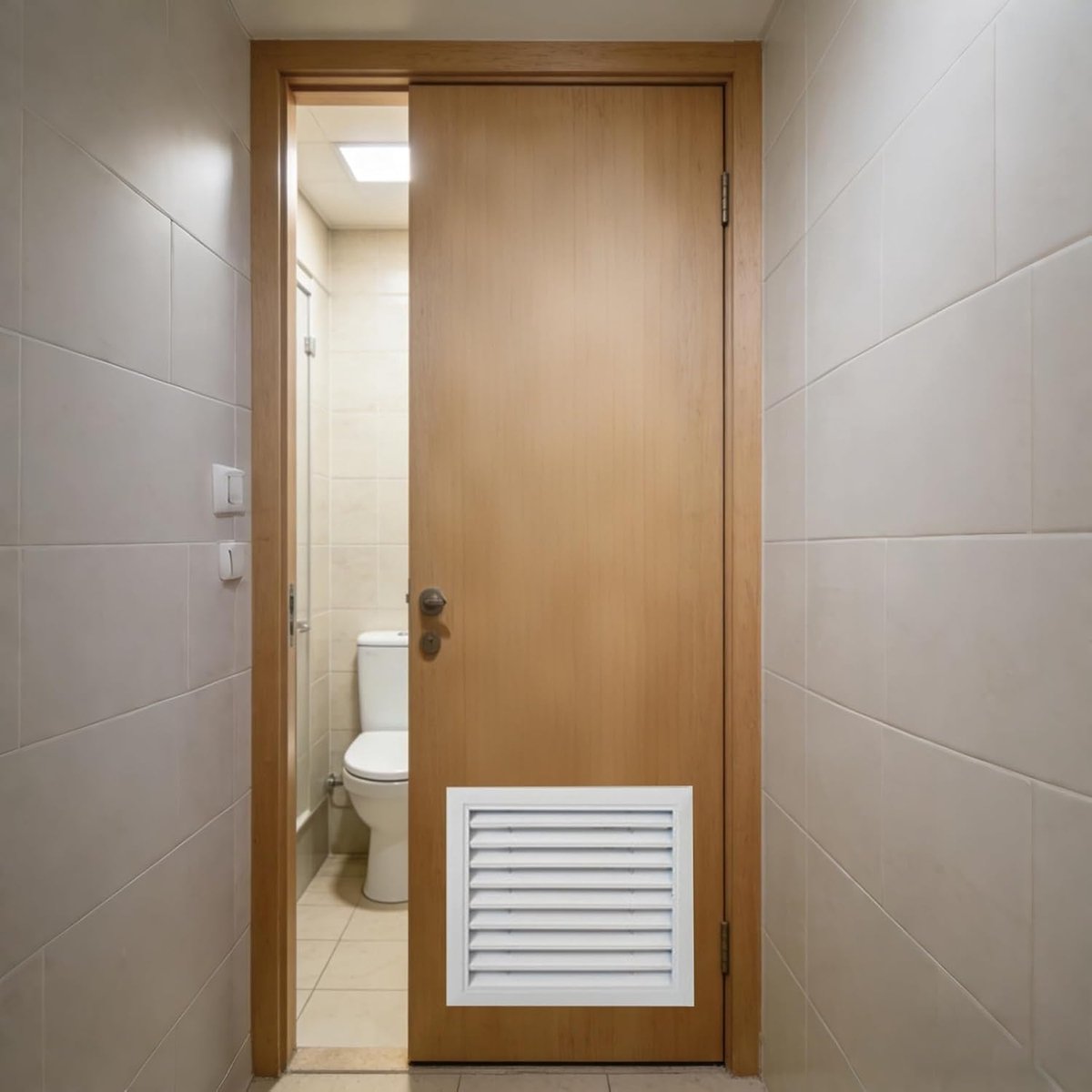 Ventilatierooster - Ventilatiehoes - Meubels Ventileren - Dubbelzijdig Aluminium - 41 x 25 cm - Zwart