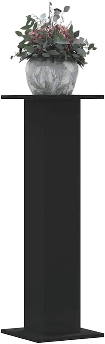 Plantenstandaard - Bloemenstandaard Tafel - Planten Presenteren - Holle Constructie - 30 x 30 x 95 cm - Zwart